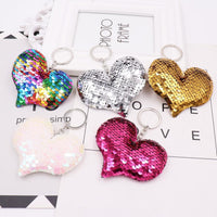 Porte-Clé Cœur <br> L'effet Strass
