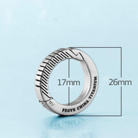 Key Ring<br> Titanium Carabiner Ring