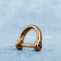 Key Ring<br> 13mm Titanium Caliper