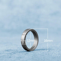 Key Ring<br> Round Titanium