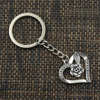 Porte-Clé Cœur <br> La Rose Amoureuse