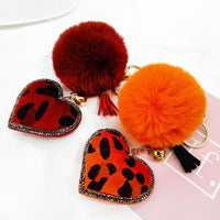 Porte-Clé Cœur <br> Le Pompon Coloré