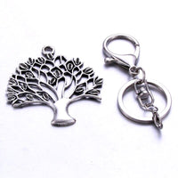 Porte Clés Argent Pour Homme Arbre De Vie