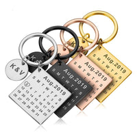 Porte-Clé Calendrier Couple
