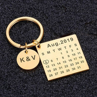 Porte-Clé Calendrier Couple