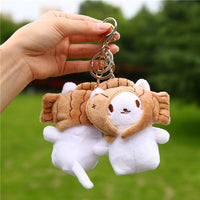 Porte-Clé Chat Peluche