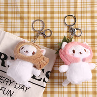 Porte-Clé Chat Peluche