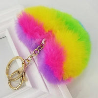 Porte-Clé Cœur <br> L'arc En Ciel