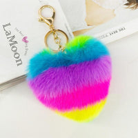 Porte-Clé Cœur <br> L'arc En Ciel