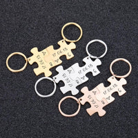 Porte-Clé Couple Puzzle