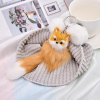 Porte-Clé Fourrure Renard