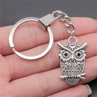 Porte-Clé Hibou Métal