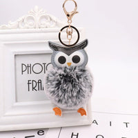 Porte-Clé Hibou Peluche