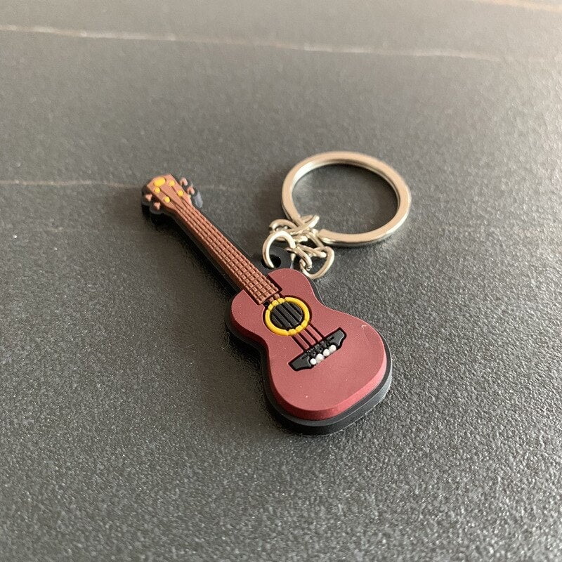 Porte-clé guitare décapsuleur