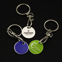 Porte-Clé Jeton de Caddie Publicitaire