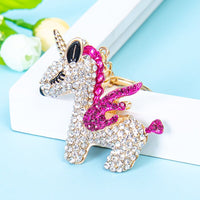 Porte-Clé Licorne Cristal