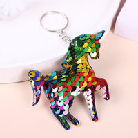 Porte-Clé Licorne Paillettes