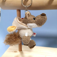 Porte-Clé Loup Peluche