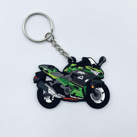 Porte Clef Moto Vert Et Noir