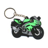 Porte Clé Moto Vert