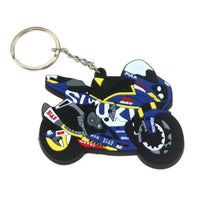 Porte Clé Moto Bleu