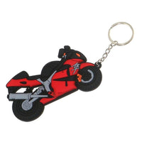 Porte Clé Moto Rouge