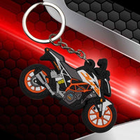 Porte Clé Moto Silicone