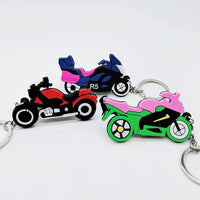 Porte Clé Caoutchouc Moto