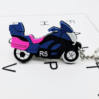 Porte Clé Caoutchouc Moto