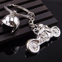 Porte Clé Biker Métalliqu
