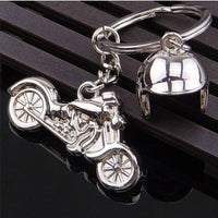 Porte Clé Biker Métalliqu