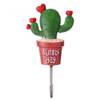 Patère forme Cactus