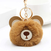 Porte-Clé Ours Pompon