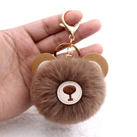 Porte-Clé Ours Pompon