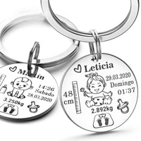 Porte-Clé Personnalisé Naissance