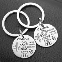 Porte-Clé Personnalisé Naissance
