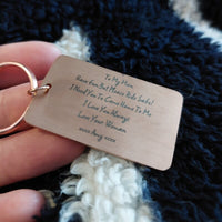 Porte-Clé Personnalisé Phrase