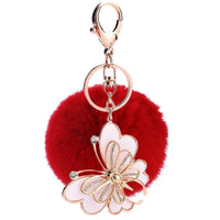 Porte-Clé Pompon Rouge