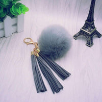 Porte-Clé Pompon de Fourrure