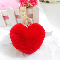Porte-Clé Pompon et Coeur