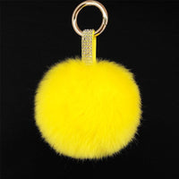 Porte-Clé Pompon Jaune