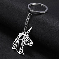 Porte-Clé Tête De Licorne