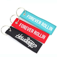 Porte-Clé Tissu Brodé Publicitaire