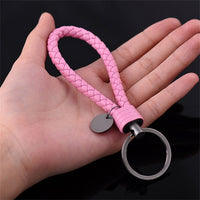 Porte-Clé Tresse Cuir