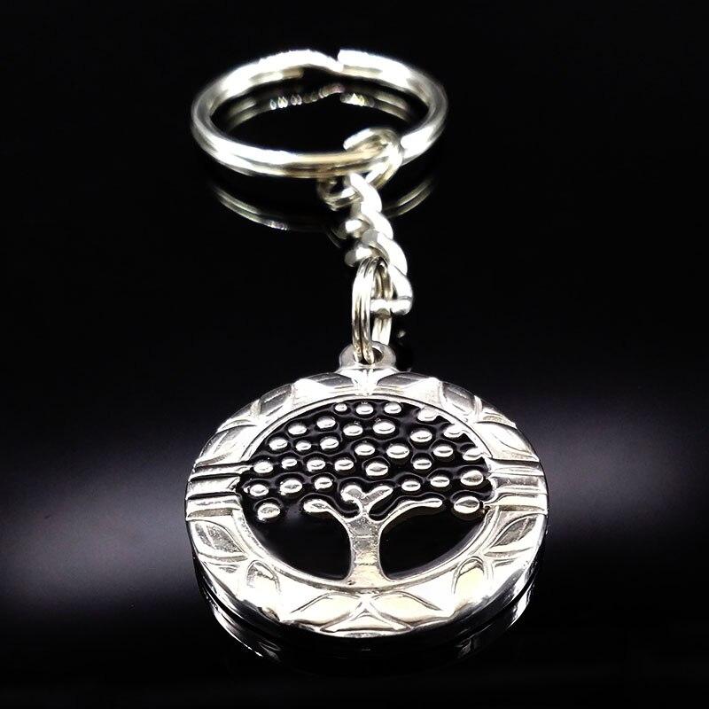 Silver Tree of Life Key Ring | The House of the Keychain – La Maison du ...