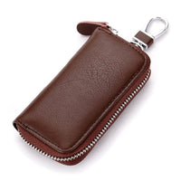 Étui Porte-Clés Cuir Avec 6 Crochets - Pochette Clés Voiture Pour Homme Et Femme