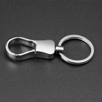 50 Anneaux Porte-clés En Acier Inoxydable - 5 Tailles (15/20/25/28/30mm) Avec Double Boucle - Pour Clés, Médailles, USB