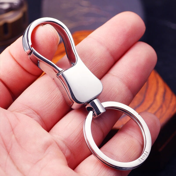 Lot de 5 porte-clés fil d'acier inoxydable sur