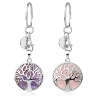 Tree of Life Keychain<br> Natural Stones