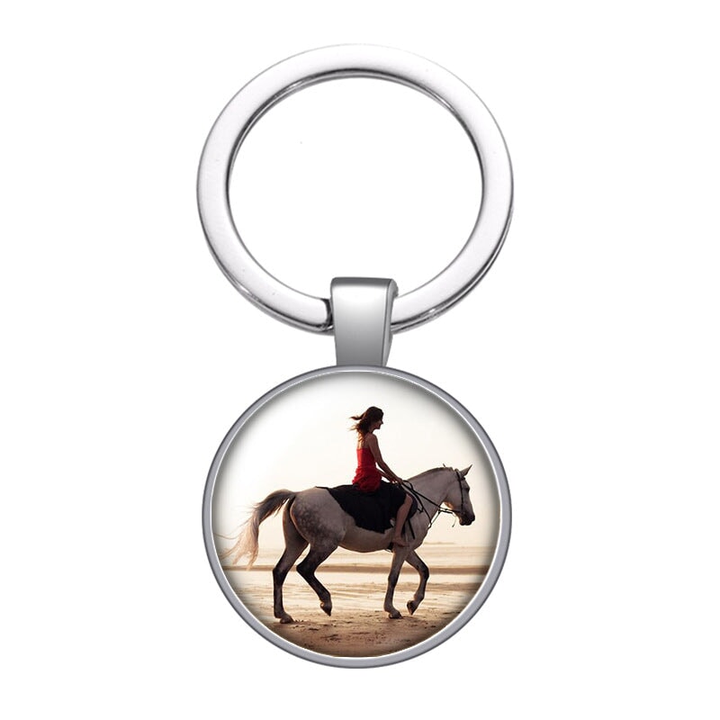 Porte-clés Cheval En Argent 835 – Années 1930 – Occasion Très Bon état – Allemagne